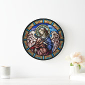 Gestaltete Glassengelenke Große Wanduhr (Zuhause)