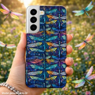 Gestaltete Glasslibelle Samsung Galaxy Hülle