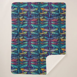 Gestaltete Glasslibelle Sherpadecke