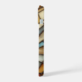 Gestaltete Glaswaagen iPhone 15 Hülle (Linke Seite)