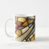 Gestaltete Glaswaagen Kaffeetasse (Links)