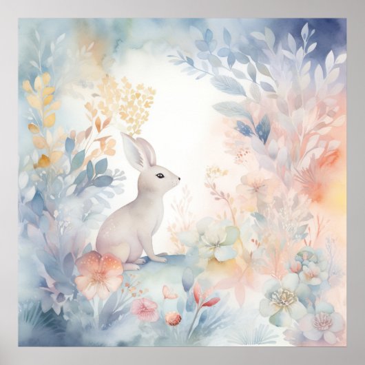 GESTALTETE HOLZDEKOR IM KINDERZIMMER POSTER (Vorne)