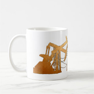 Gestaltete Ölfördereinheit aus getriebenem Kupfer Kaffeetasse