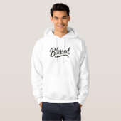 Gestaltete Schriftzeichen Hoodie (Vorne ganz)