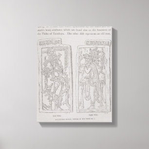 Gestaltete Steine vom 'Tempel von Leinwanddruck