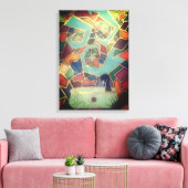 Gestaltete Träume Leinwanddruck (Insitu (Wohnzimmer))