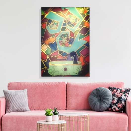 Gestaltete Träume Leinwanddruck (Insitu (Wohnzimmer))