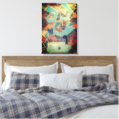 Gestaltete Träume Leinwanddruck (Insitu (Schlafzimmer))