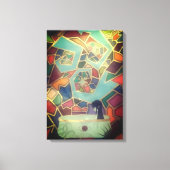 Gestaltete Träume Leinwanddruck (Vorderseite)