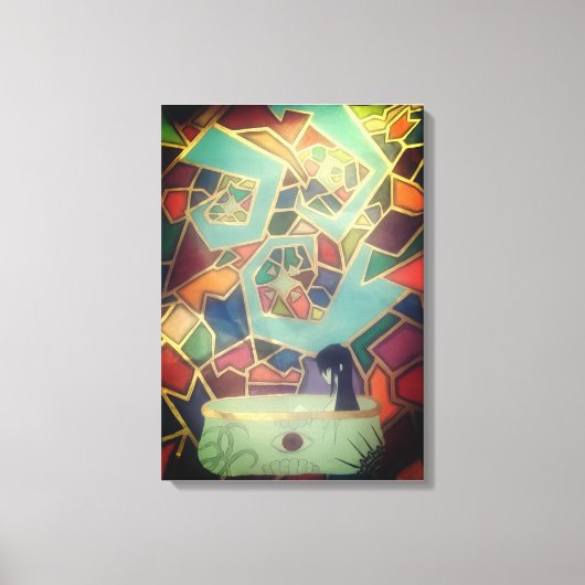 Gestaltete Träume Leinwanddruck (Vorderseite)