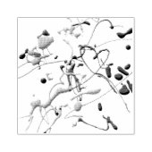Gestaltetes geometrisches Muster Gummistempel (Prägung)