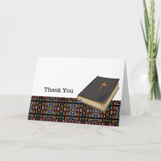 Gestaltetes Glas danke (Vorderseite)