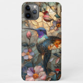 Gestaltetes Glas Hummingbird Design iPhone Hülle (Rückseite)