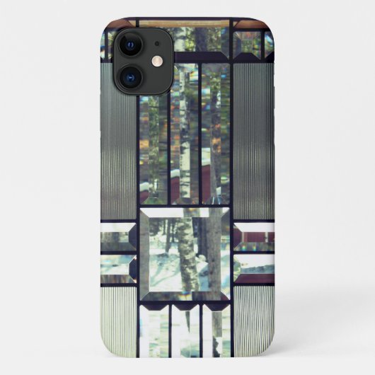 Gestaltetes Glas metallisch aussehen silbergrau sc Case-Mate iPhone Hülle (Rückseite)