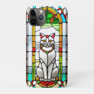 Gestaltetes Glas mit Katze Case-Mate iPhone Hülle