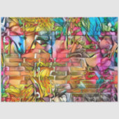 Gestaltetes Glas Moderne Kunst Sammlung Seidenpapier (Vorderseite)