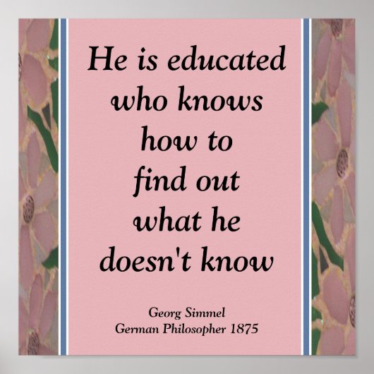 Gestaltetes Glas Mosaik Bildung Poster . (Vorne)