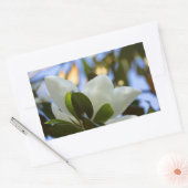 Gestaltetes Glas Sky Süd Magnolia Geschenke Appare Rechteckiger Aufkleber (Umschlag)