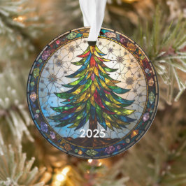 Gestaltetes Glas Weihnachtsbaum Ornament