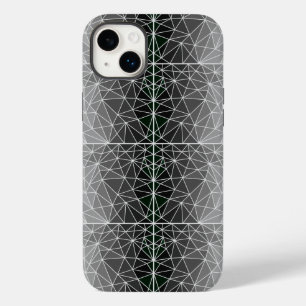 Gestaltetes Glasmuster 03.Gray.Offwhite Line BG Case-Mate iPhone 14 Plus Hülle