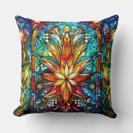 Gestaltetes Glassrost Kissen - Holiday Floral