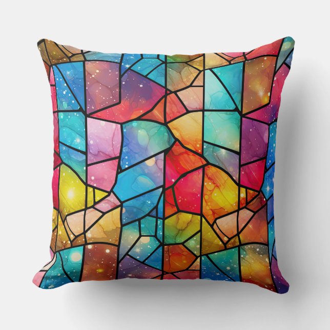 Gestaltetes Glassrost Kissen - Holiday Floral (Vorderseite)