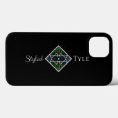 Gestaltetes Tyle-Logo Case-Mate iPhone Hülle (Rückseite (Horizontal))