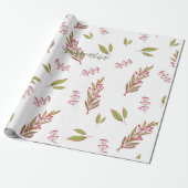 Gestaltetes Wildblumen-Wrap-Papier Geschenkpapier (Ungerollt)