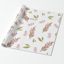 Gestaltetes Wildblumen-Wrap-Papier
