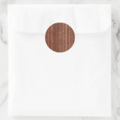 Gestaltholz Runder Aufkleber (Tasche)