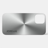 Gestaltloser StahlLook Case-Mate iPhone Hülle (Rückseite (Horizontal))