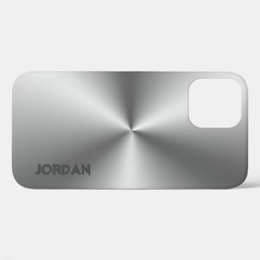 Gestaltloser StahlLook Case-Mate iPhone Hülle (Rückseite (Horizontal))