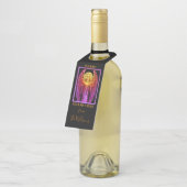 Gestaltter Glass Angel Flaschenanhänger (Angewinkelt)