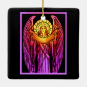 Gestaltter Glass Angel Keramikornament (Rückseite)