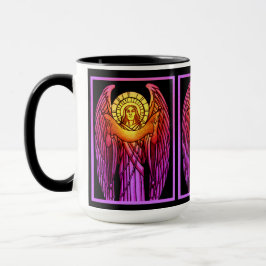 Gestaltter Glass Angel Tasse