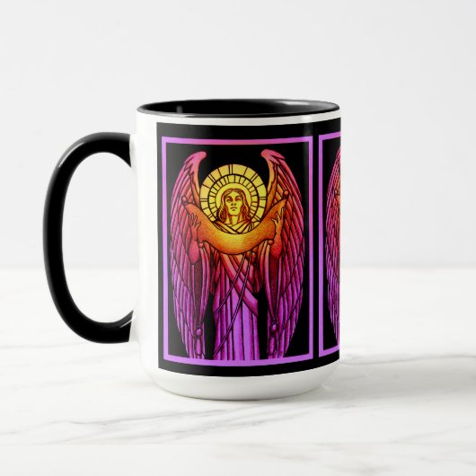 Gestaltter Glass Angel Tasse (Links)