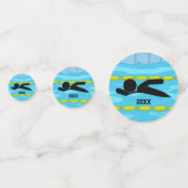 Gestalttisch für Schwimmbecken Konfetti (Rückseiten)