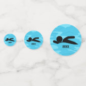 Gestalttisch für Schwimmbecken Konfetti (Rückseiten)