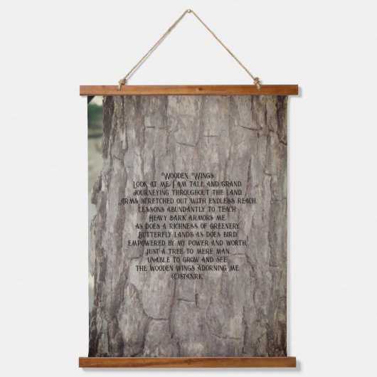 GESTALTUNG AUS HOLZ WANDTEPPICH MIT HOLZRAHMEN (Vorderseite)