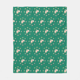 Gestaltung der Blume Fleecedecke