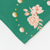 Gestaltung der Blume Fleecedecke (Ecke)