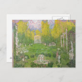 Gestaltung der Bühne für die Oper "Orpheo ed Eurid Postkarte (Vorne/Hinten)