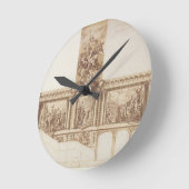 Gestaltung der Deckwände und der Treppe (Stift, br Runde Wanduhr (Winkel)