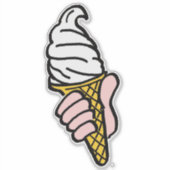 Gestaltung der Eiscremesugel Aufkleber (Vorderseite)