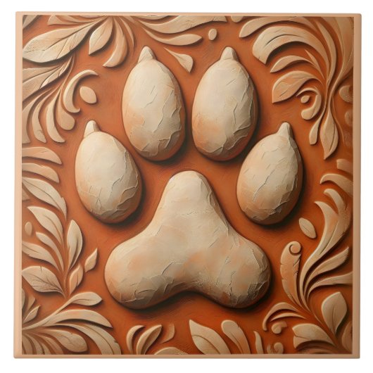 Gestaltung der Farbpalette mit erdigen Farbtönen Fliese (Vorderseite)