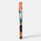 Gestaltung der Hirschwaldszene im Herbst Case-Mate iPhone Hülle (Rückseite / Links)