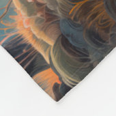 Gestaltung der Hirschwaldszene im Herbst Fleecedecke (Ecke)