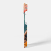 Gestaltung der Hirschwaldszene im Herbst iPhone Hülle (Linke Seite)