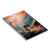 Gestaltung der Hirschwaldszene im Herbst Notizblock (Rechte Seite)