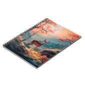 Gestaltung der Hirschwaldszene im Herbst Notizblock (Linke Seite)